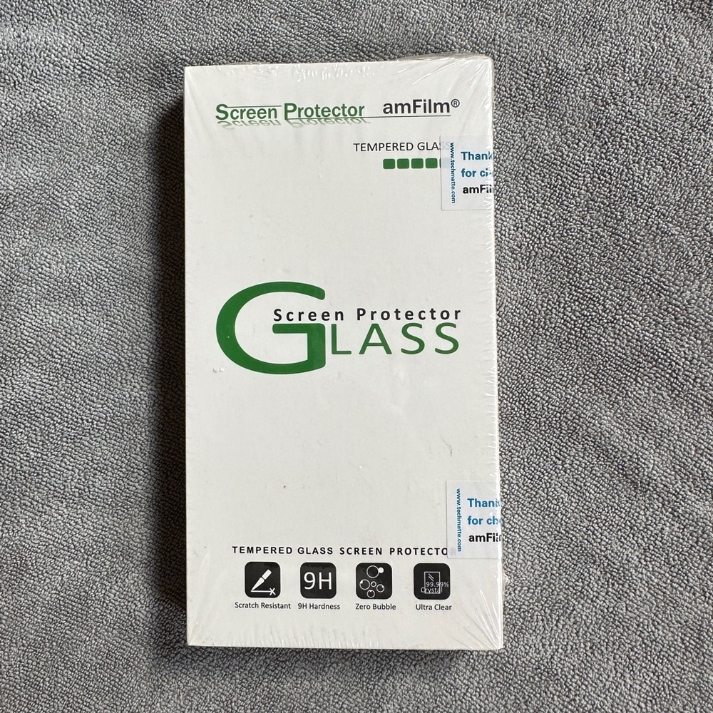 NEW AmFilm Screen Protector Tempered Glass iPhone 13 Mini 3Pack